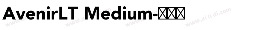 AvenirLT Medium字体转换